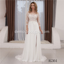 Fashion Elegant Off Shoulder Sweetheart Lace bling mermaid dress Wedding Bride Gown